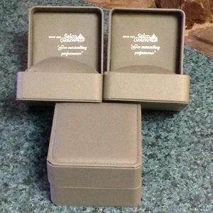 Bundle of 3 grey watch boxes